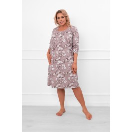 Koszula nocna damska 3/4 rękaw Oszima